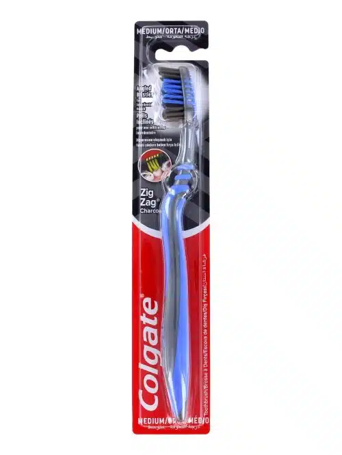 Colgate Tandenborstel Zigzag Charcoal Medium