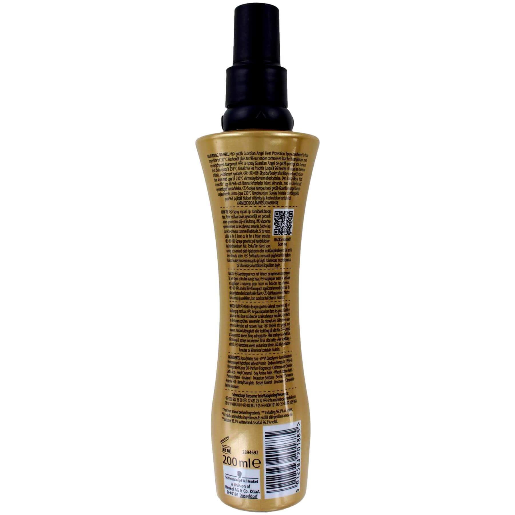 Got2b Heat Protection Spray Guardian Angel, 200 ml, foto 2 van 2