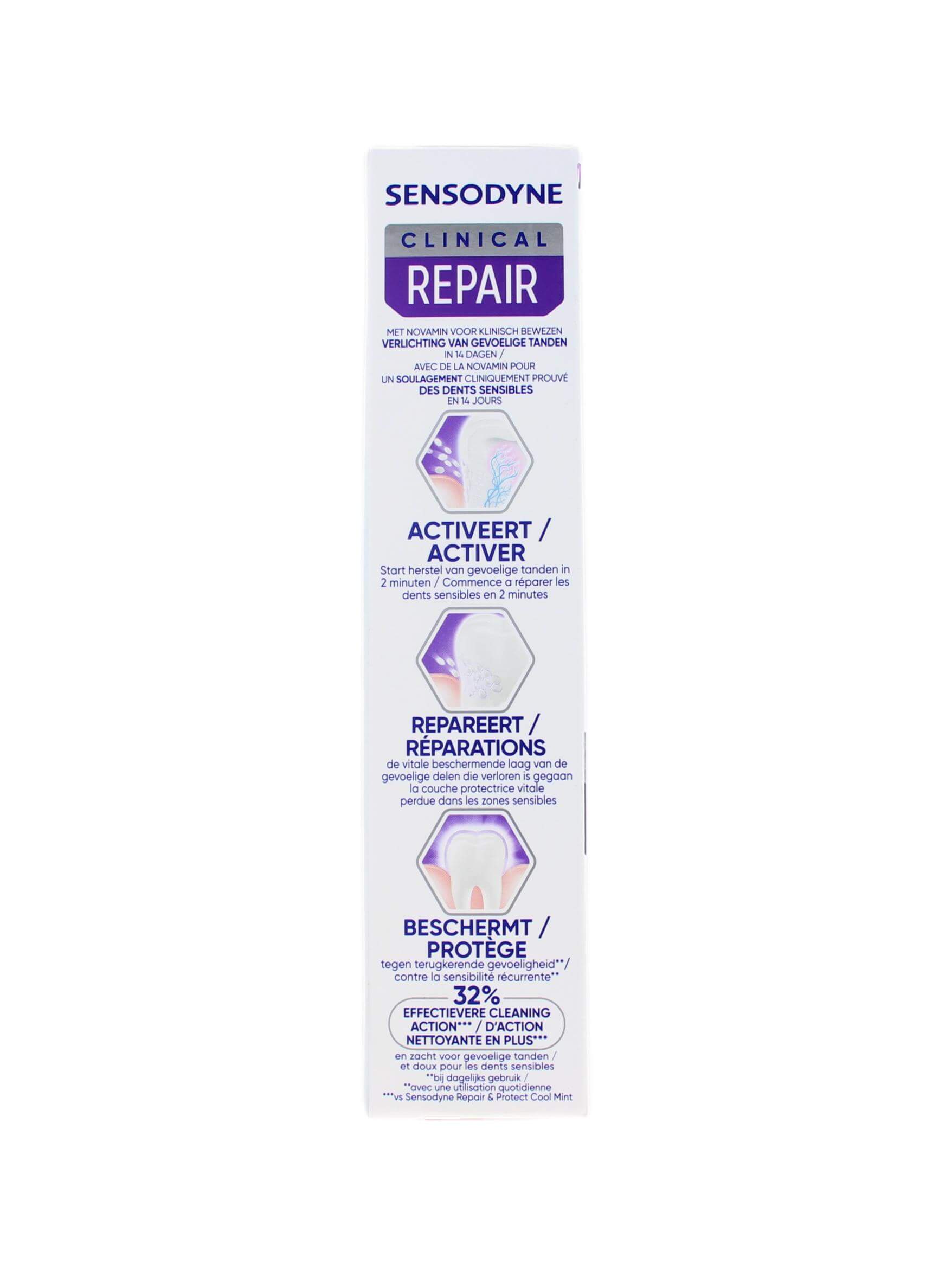 Sensodyne Tandpasta Clinical Repair Deep Clean, 75 ml, foto 2 van 2