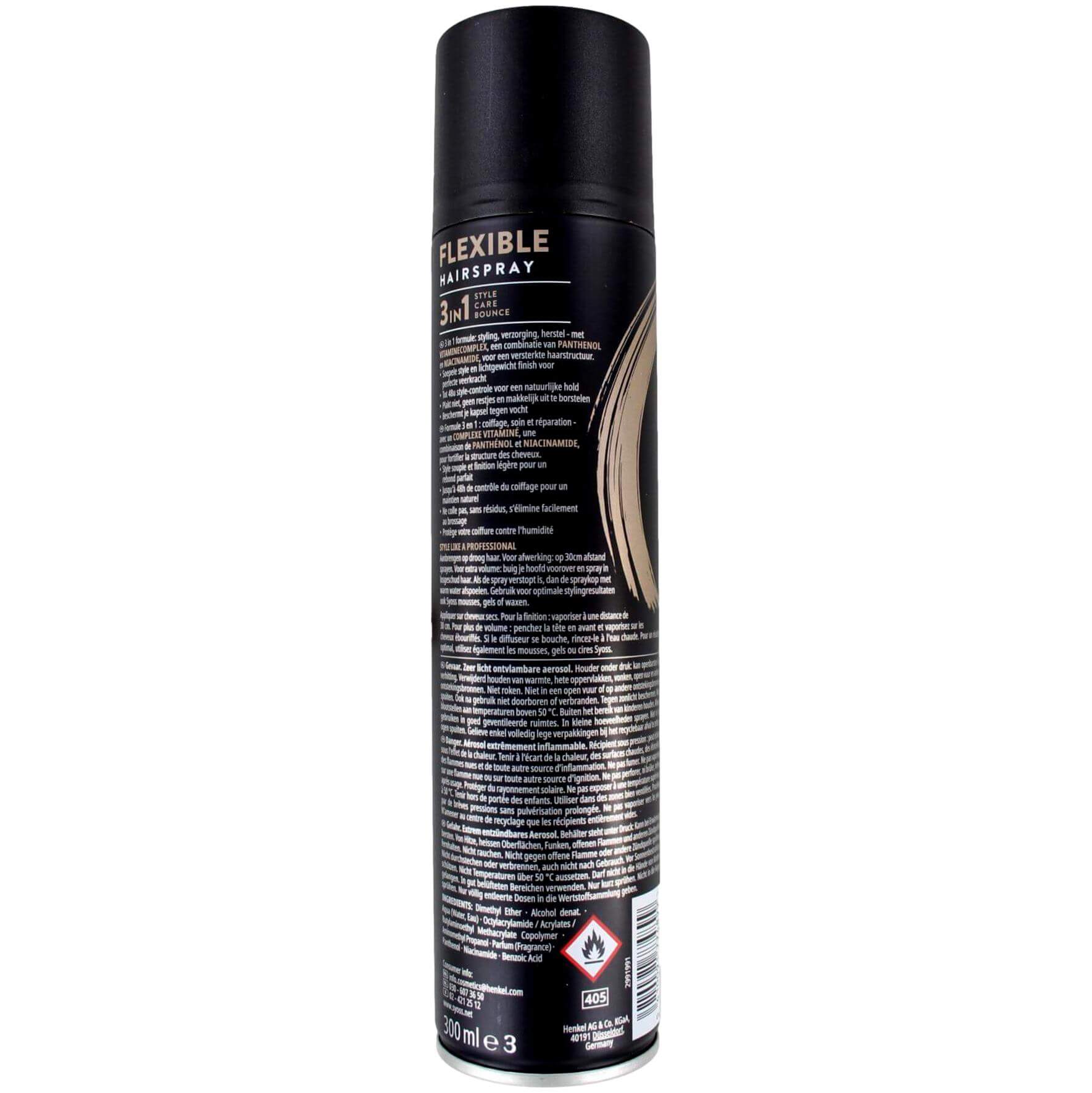 Syoss Haarlak Flexibele, 300 ml, foto 2 van 2