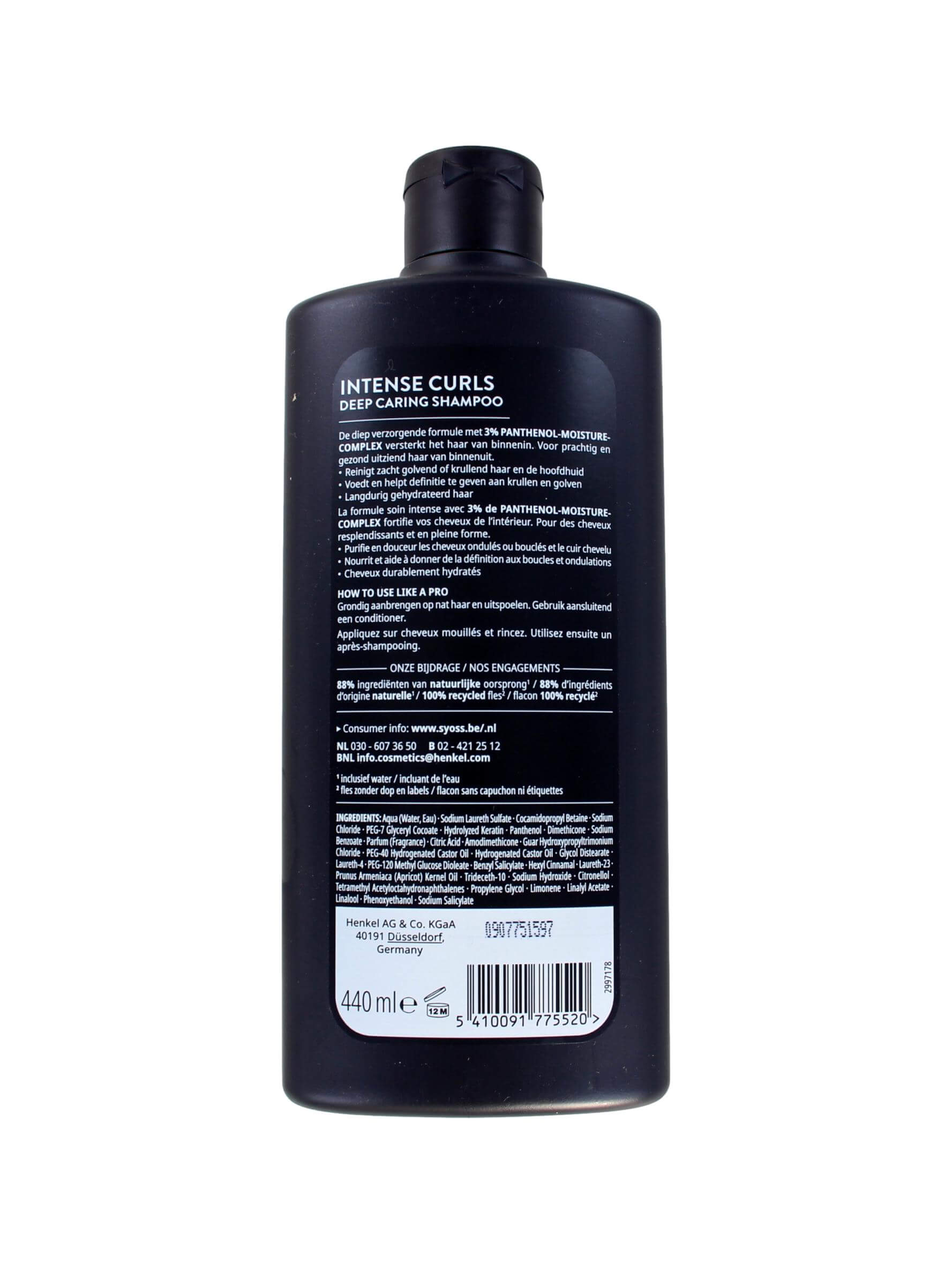 Syoss Shampoo Intense Curls, 440 ml, foto 2 van 2