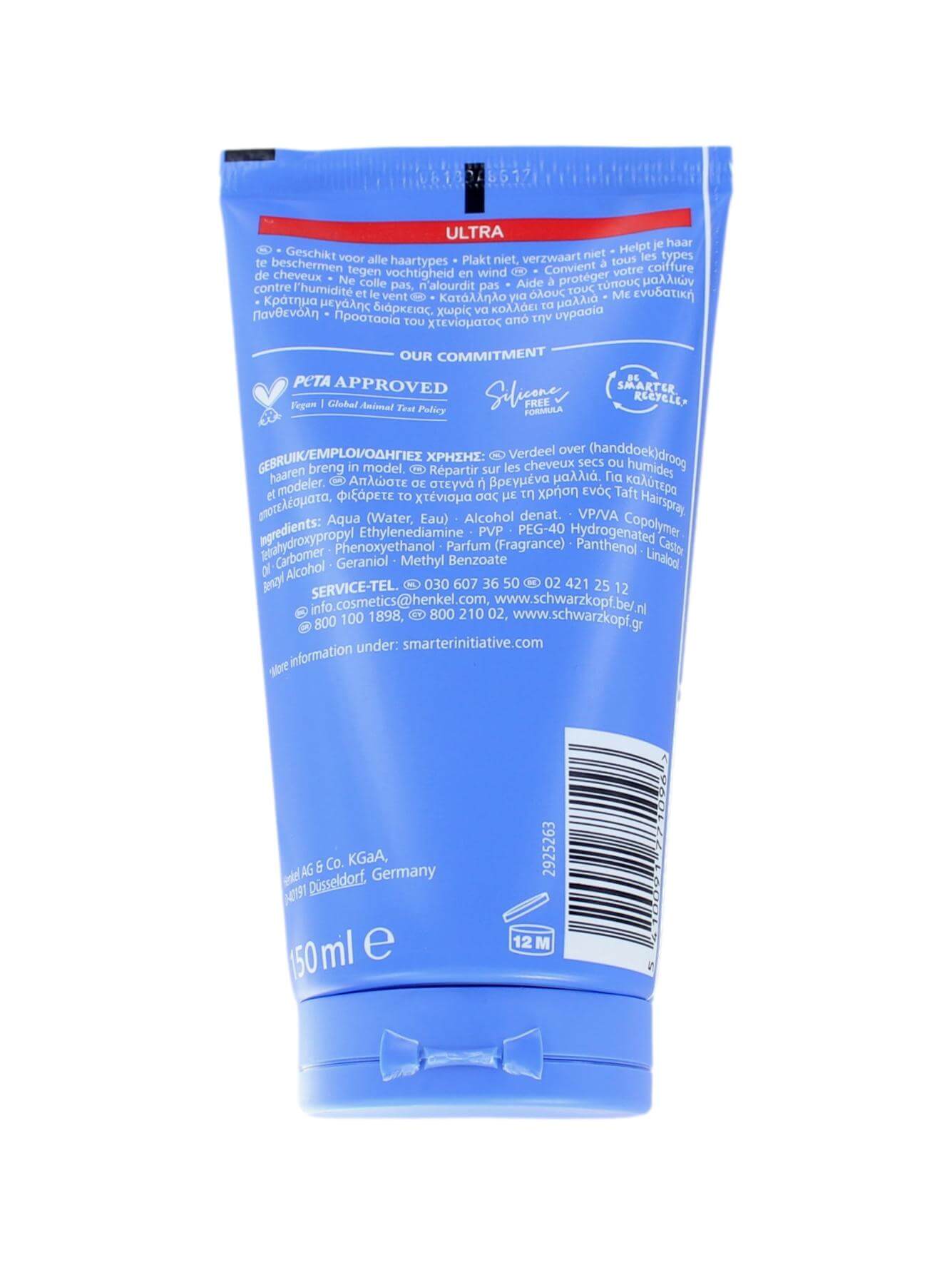 Taft Haargel Ultra, 150 ml, foto 2 van 2