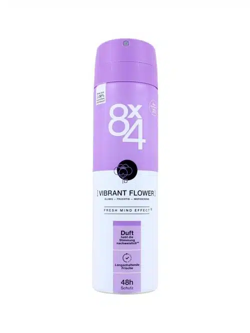 8x4 Deodorant Spray Vibrant Flower, 150 ml