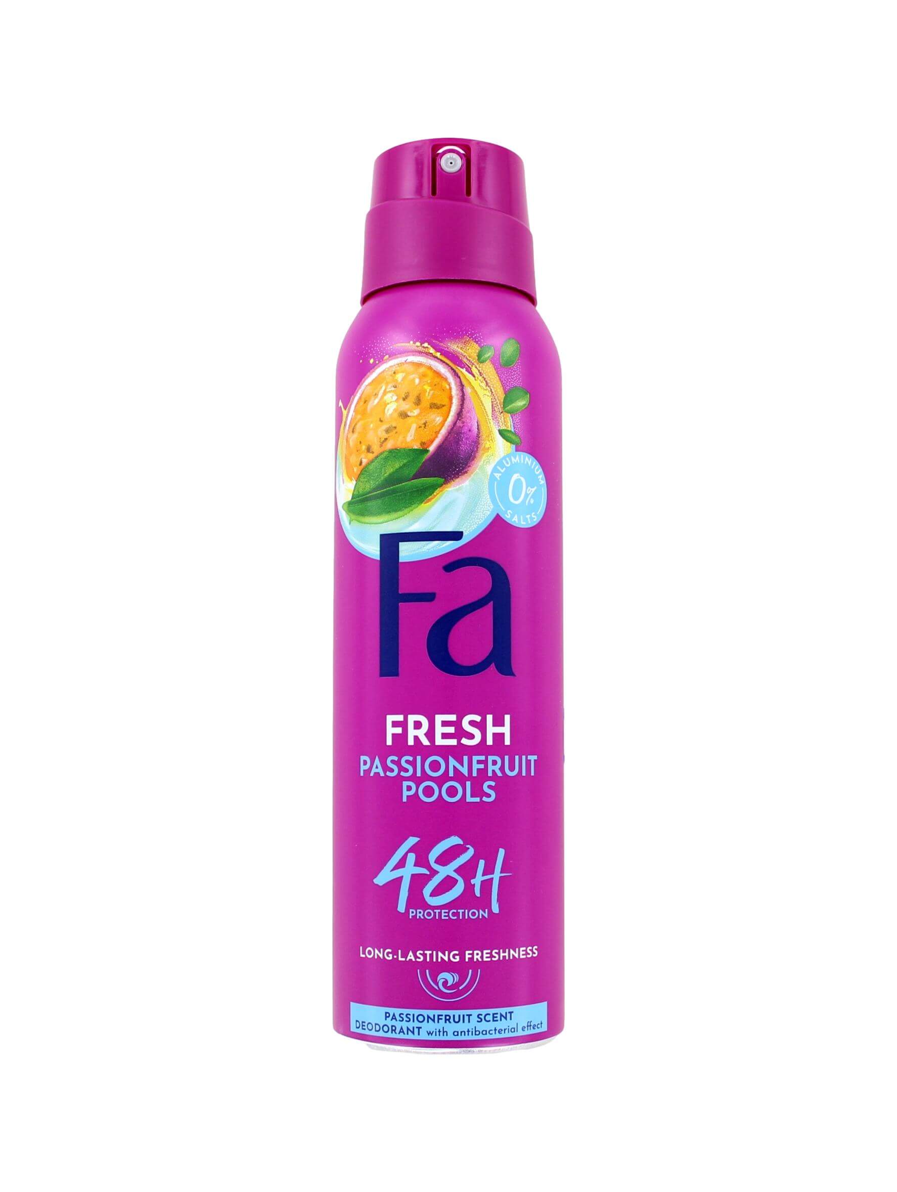 Fa Deodorant Spray Fresh Passionfruit Pools, 150 ml
