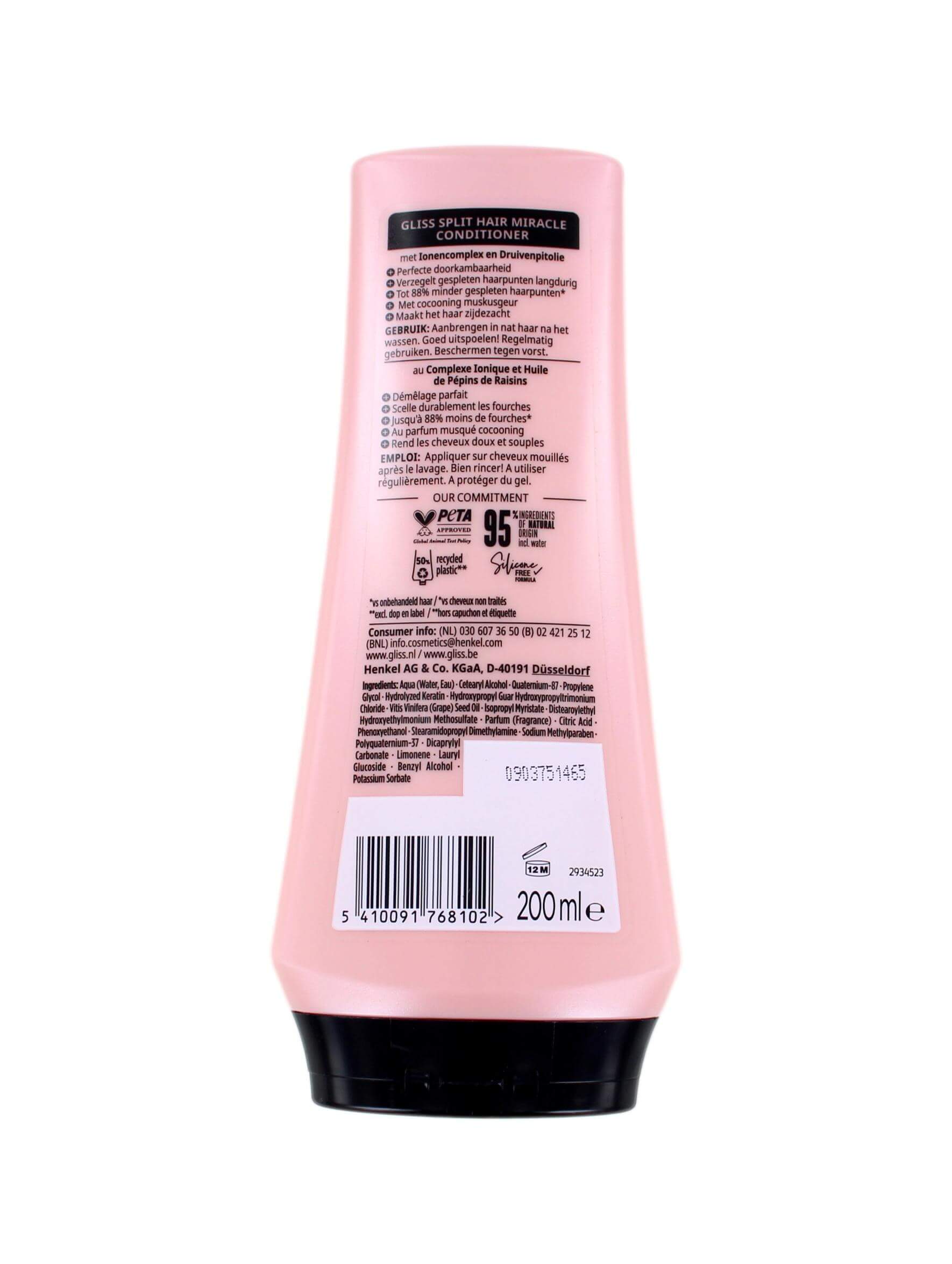 Gliss Kur Conditioner Split Hair Miracle, 200 ml, foto 2 van 2