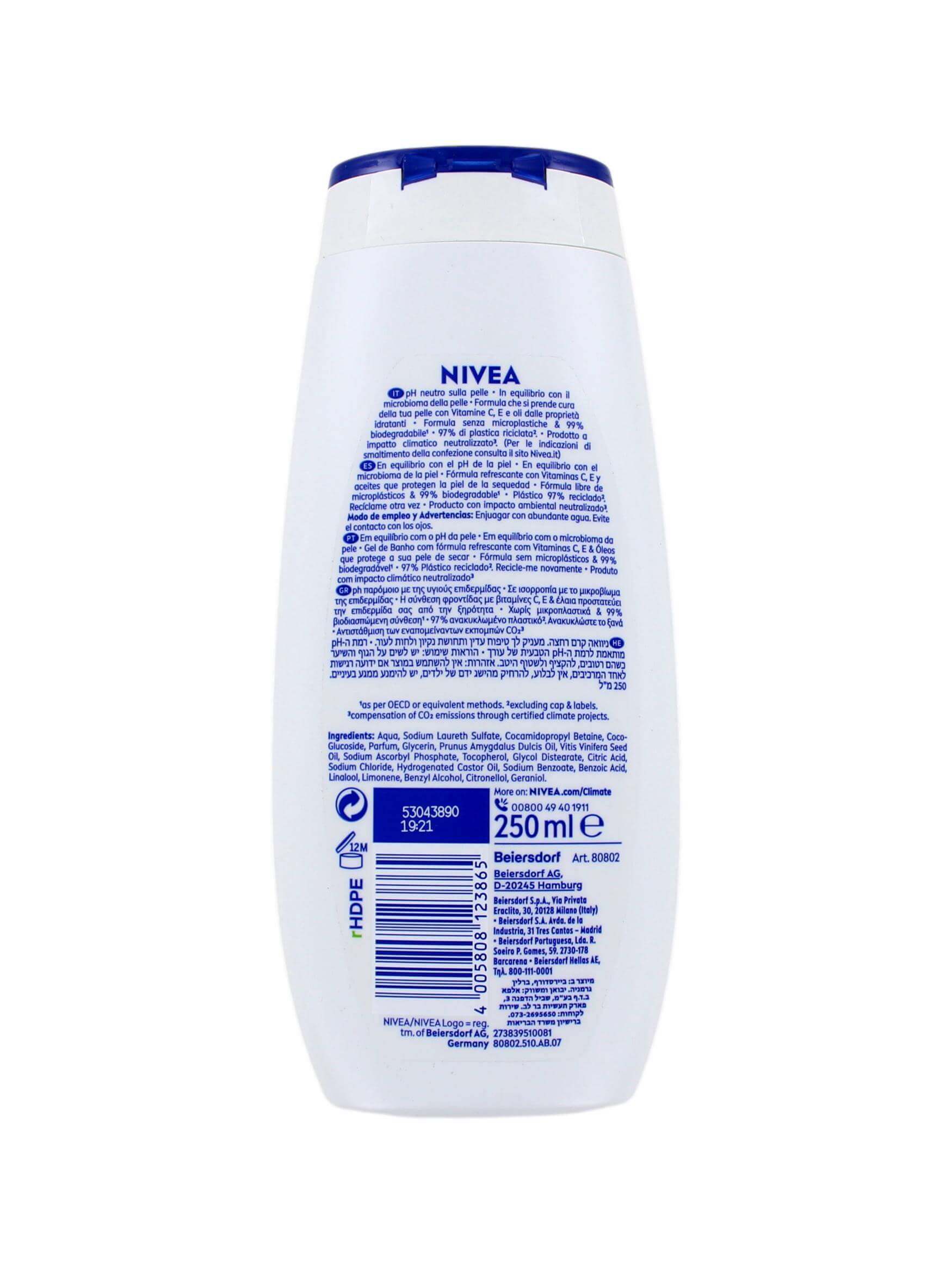 Nivea Douchegel Creme Soft, 250 ml, foto 2 van 2