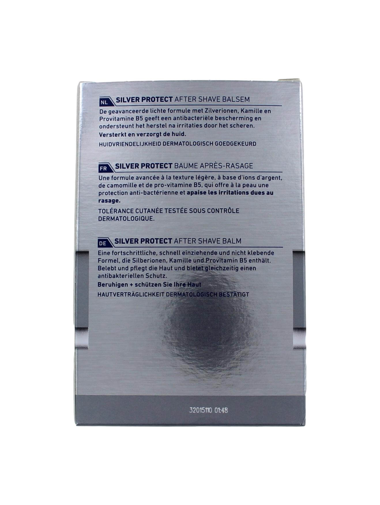 Nivea Men Aftershave Balsem Silver Protect, 100 ml, foto 2 van 2