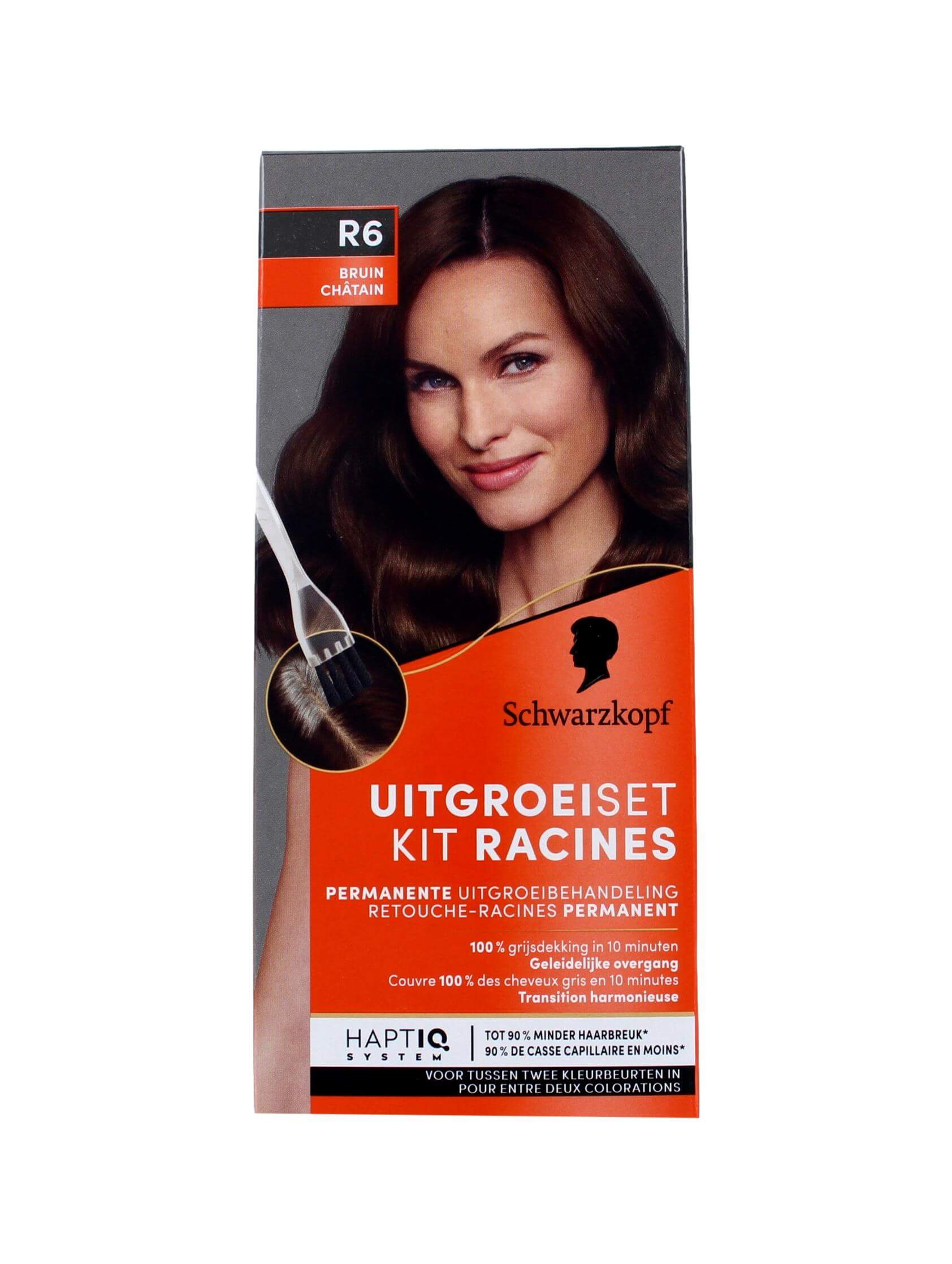 Schwarzkopf Haarverf Uitgroeiset R6 Bruin