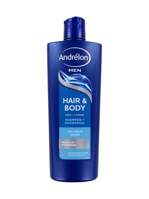 Andrelon Shampoo For Men Hair & Body, 400 ml