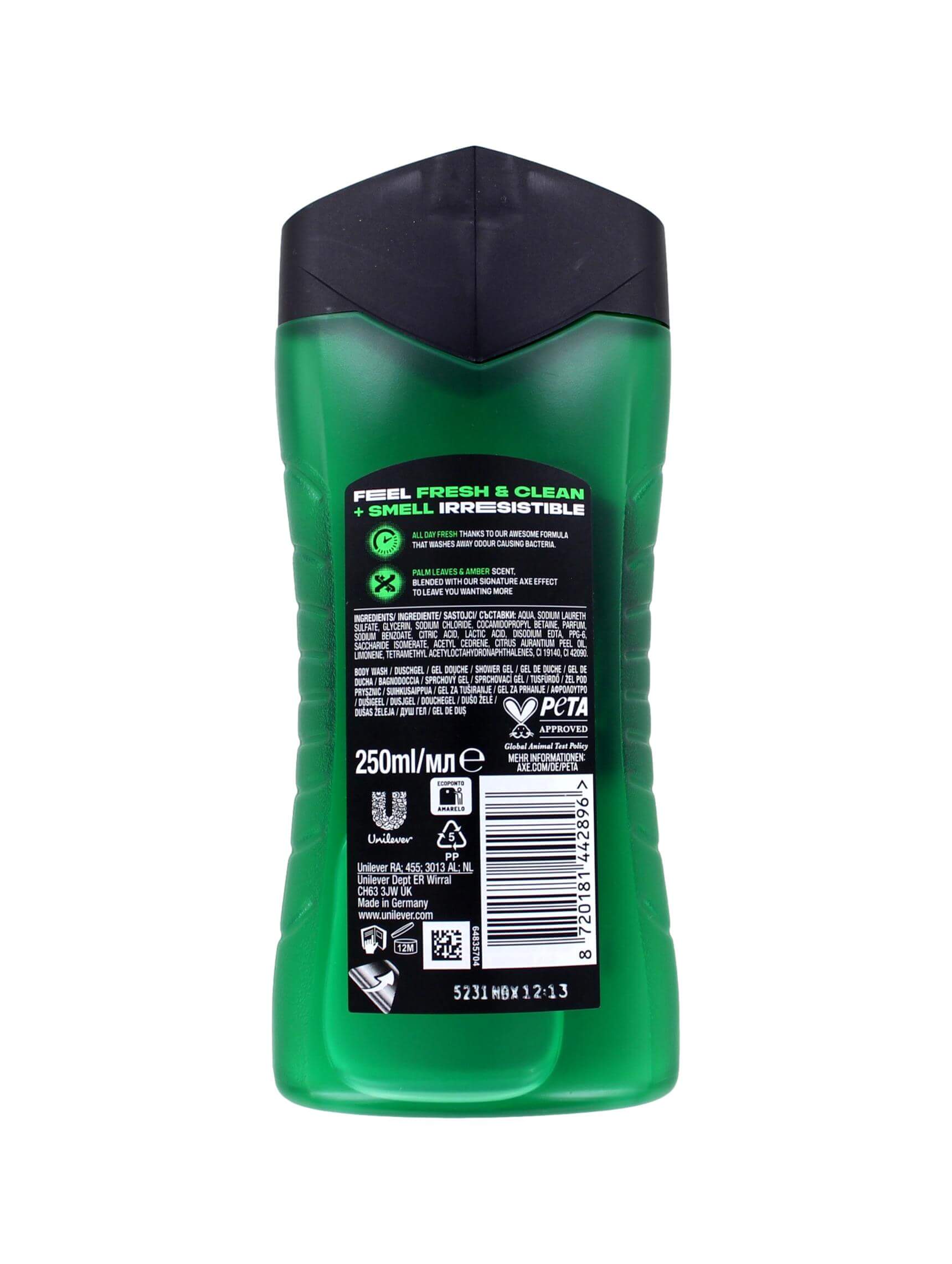 Axe Douchegel Jungle Fresh, 250 ml, foto 2 van 2