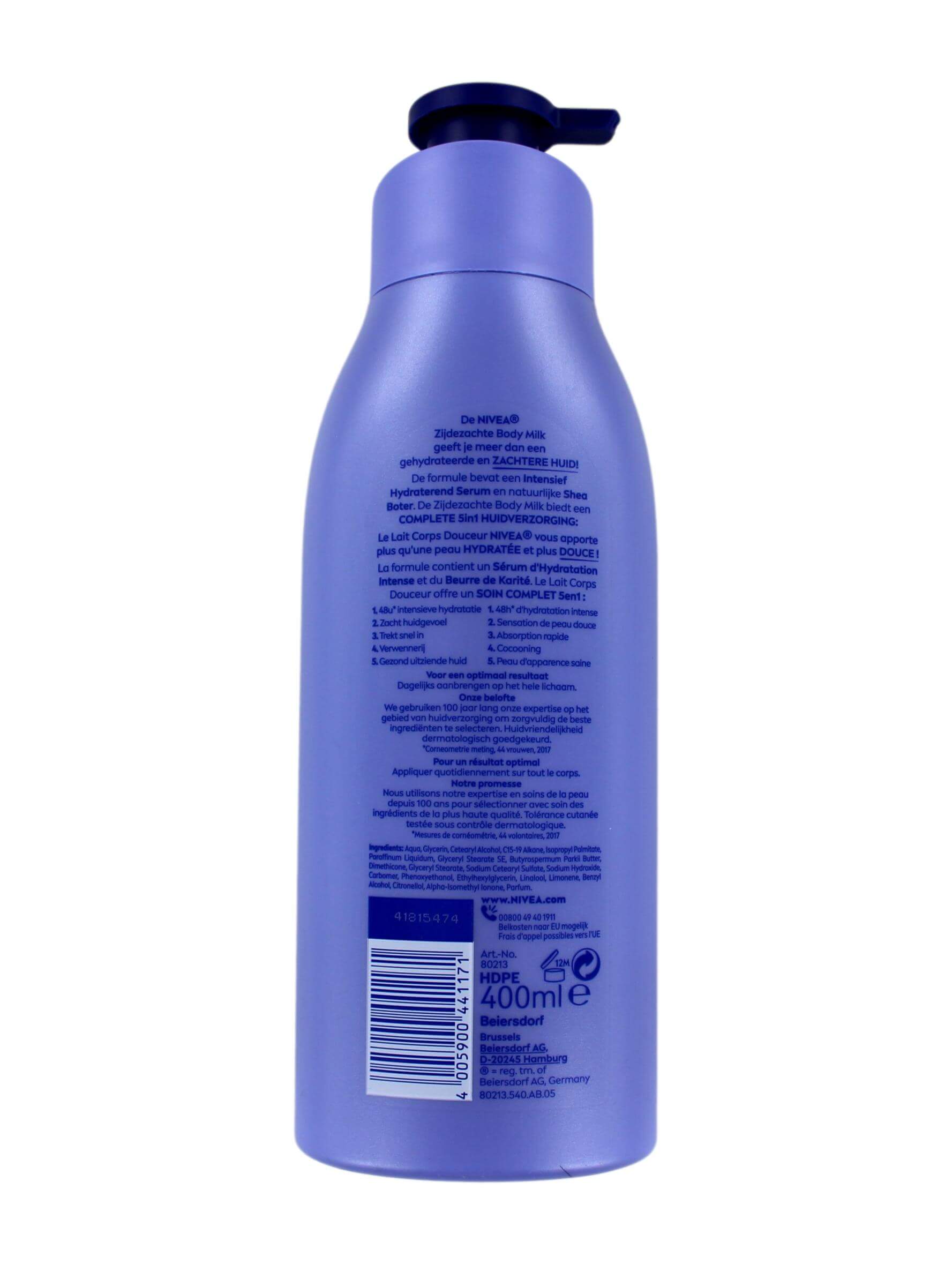 Nivea Bodylotion Zijdezacht 5in1 Met Pomp, 400 ml, foto 2 van 2