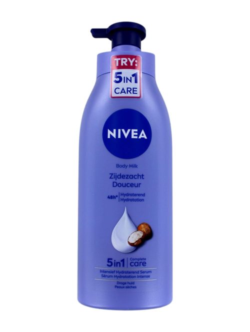 Nivea Bodylotion Zijdezacht 5in1 Met Pomp, 400 ml