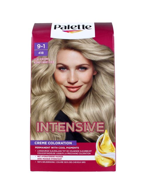 Palette Haarverf Intensive Creme Color 9-1 Licht Asblond