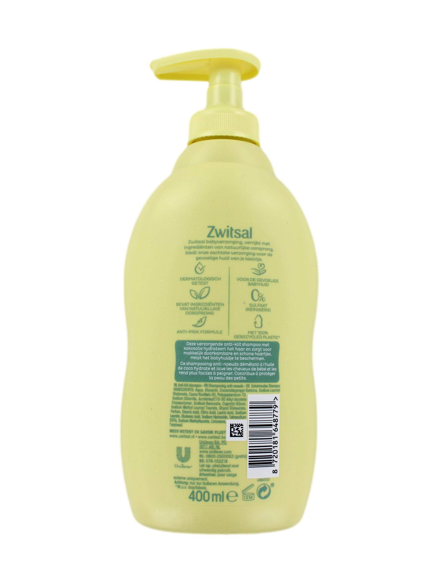 Zwitsal Shampoo Anti-Klit, 400 ml, foto 2 van 2