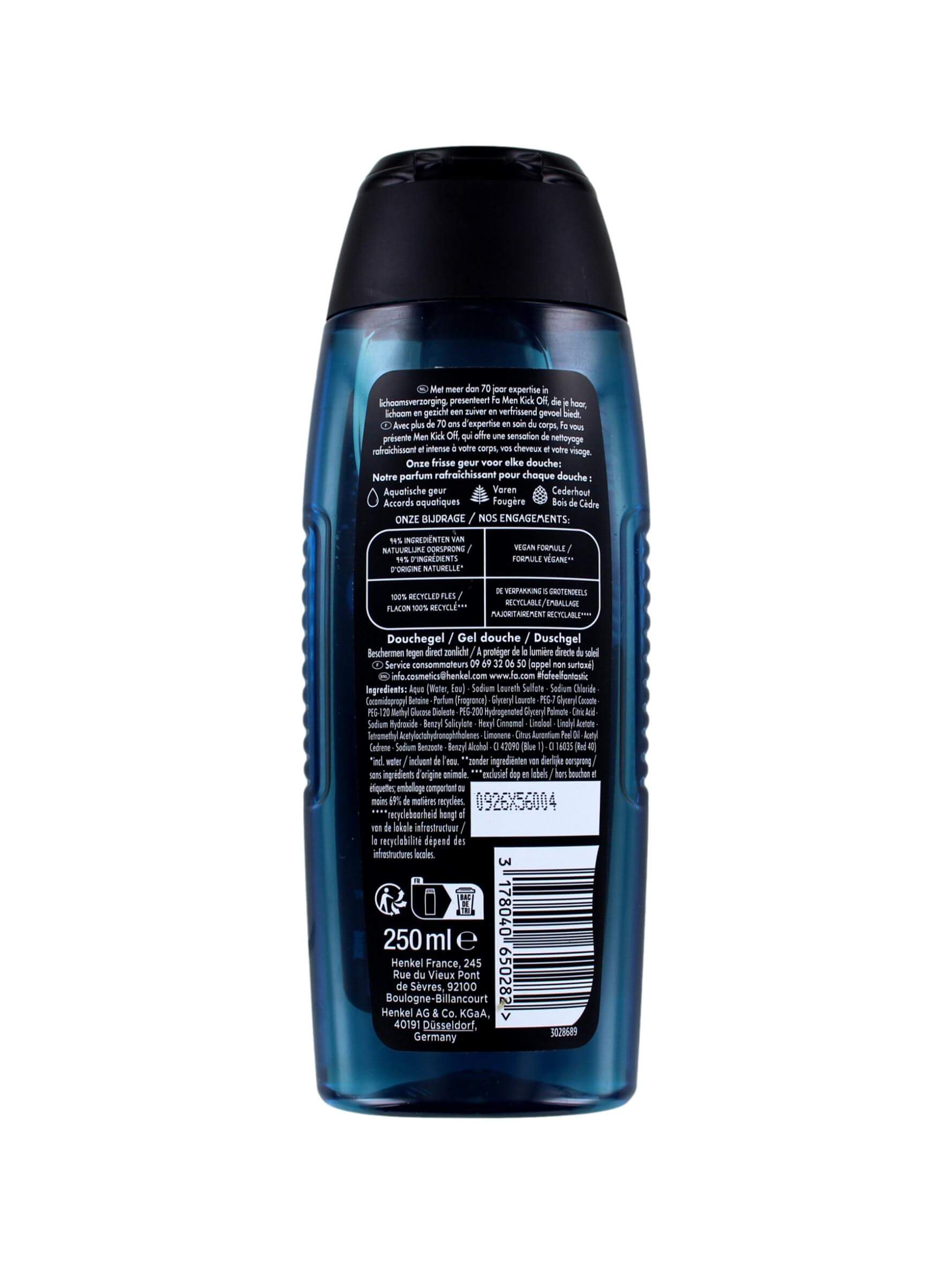 Fa Men Douchegel Kick Off, 250 ml, foto 2 van 2