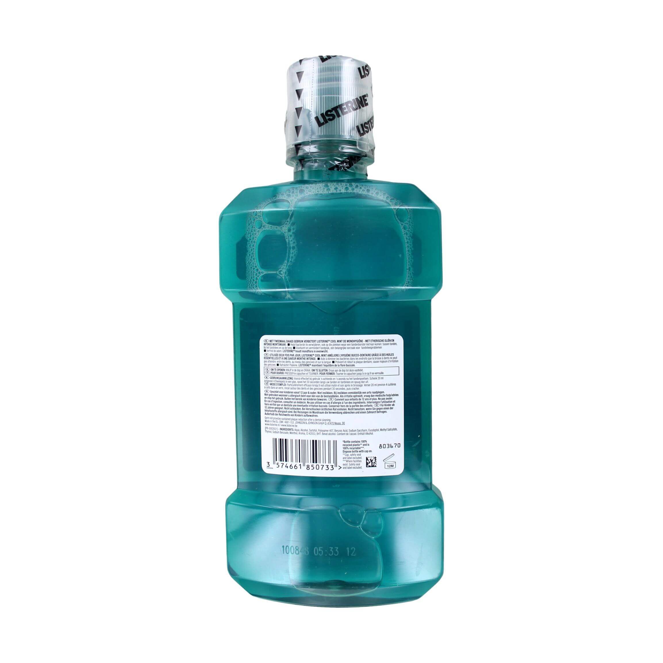 Listerine Mondwater Cool Mint, 500 ml, foto 2 van 2