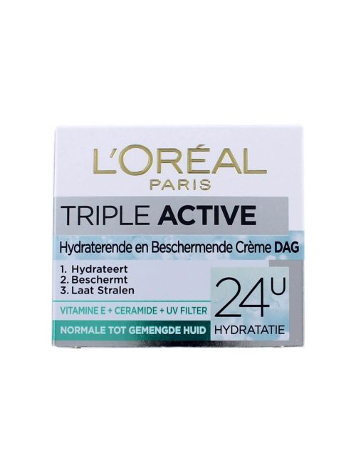 L'Oreal Dagcreme Triple Active Normale tot Gemengde huid, 50 ml