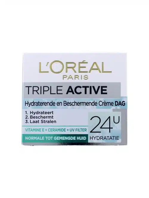 L'Oreal Dagcreme Triple Active Normale tot Gemengde huid, 50 ml