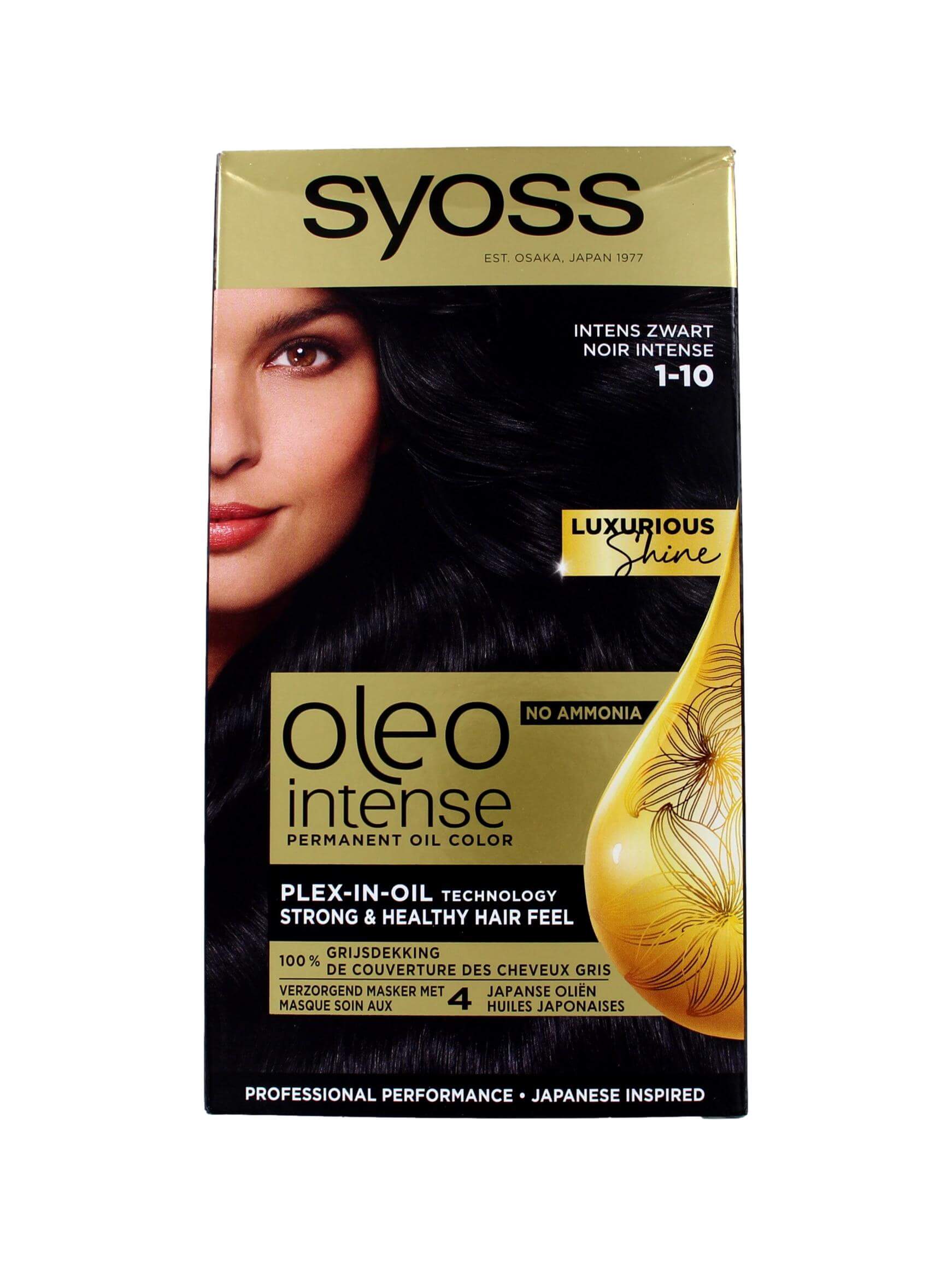 Syoss Oleo Intense Haarverf 1-10 Intens Zwart