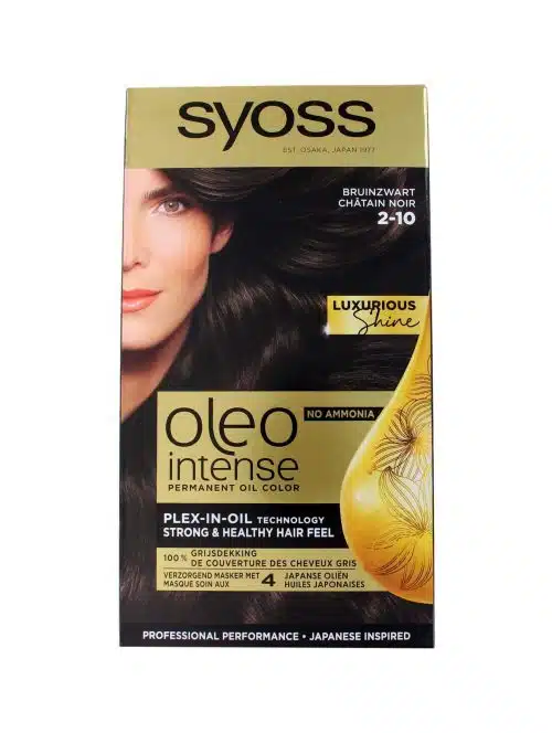 Syoss Oleo Intense Haarverf 2-10 Bruinzwart