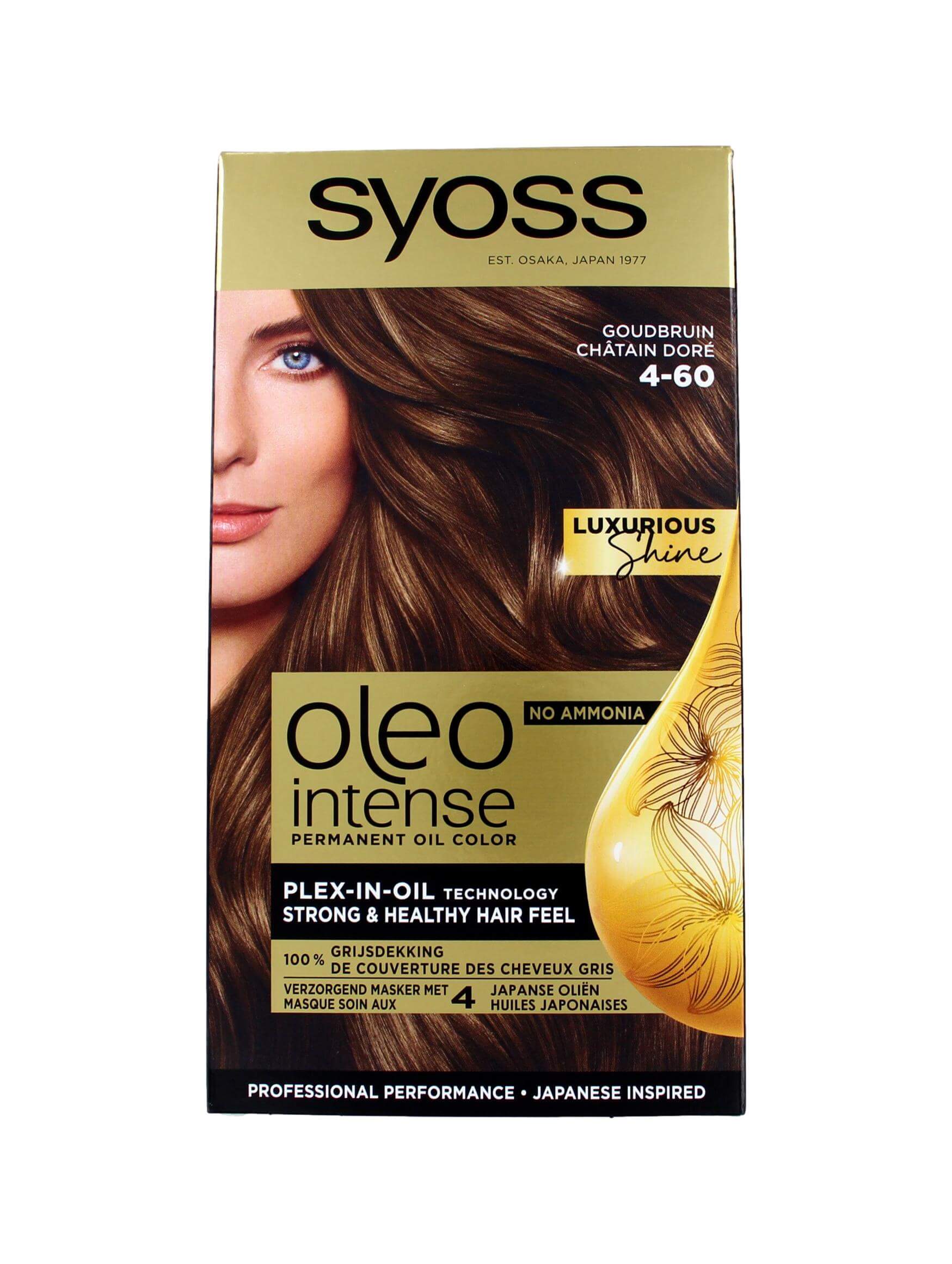 Syoss Oleo Intense Haarverf 4-60 Goudbruin