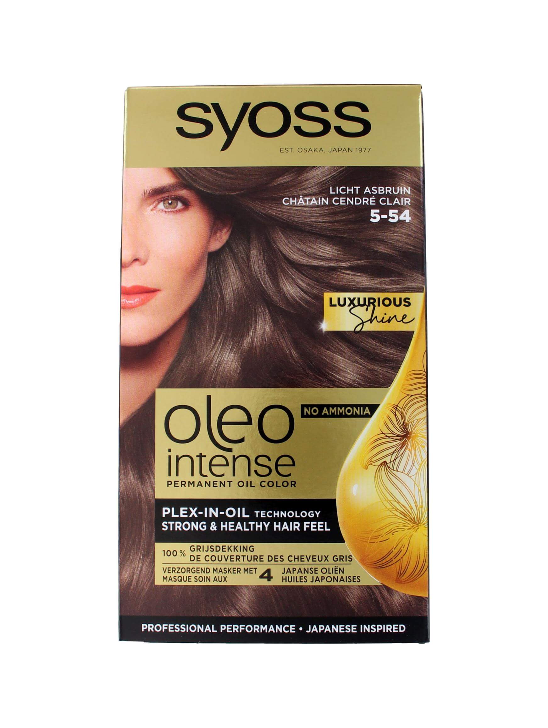 Syoss Oleo Intense Haarverf 5-54 Licht Asbruin
