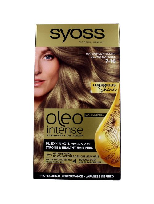 Syoss Oleo Intense Haarverf 7-10 Natuurlijk Blond