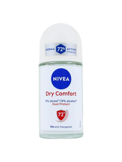 Nivea Deodorant Roller Dry Comfort 72h, 50 ml