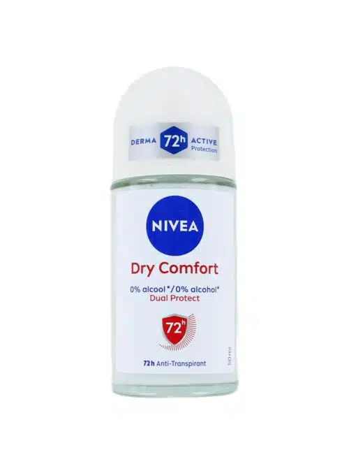 Nivea Deodorant Roller Dry Comfort 72h, 50 ml