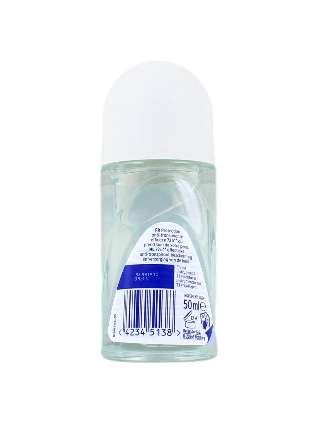 Nivea Deodorant Roller Invisible Black & White Original, 50 ml, foto 2 van 2