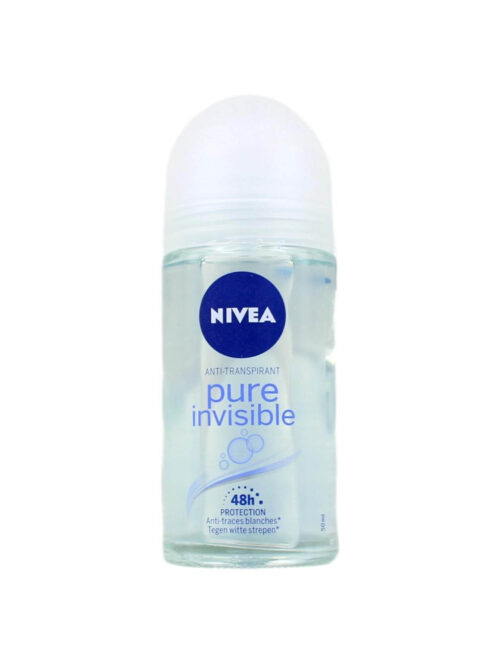 Nivea Deodorant Roller Pure Invisible, 50 ml