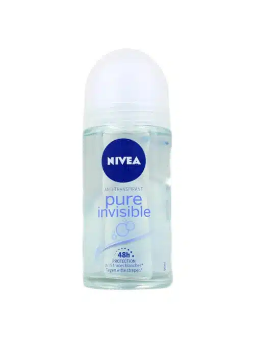 Nivea Deodorant Roller Pure Invisible, 50 ml