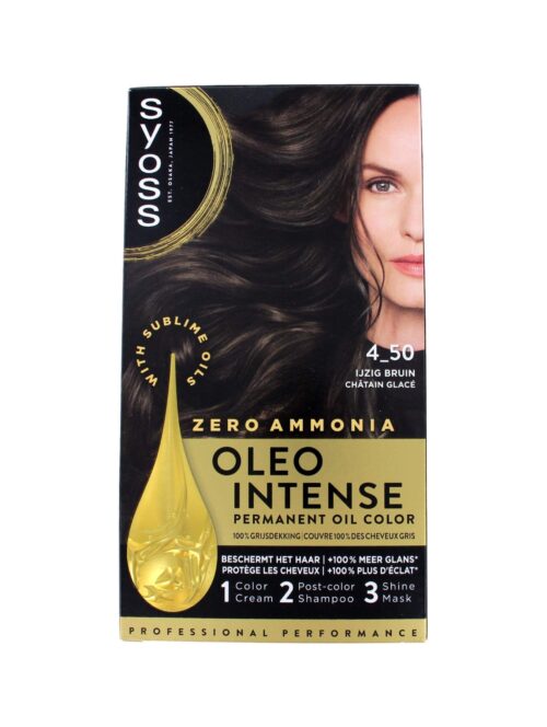 Syoss Oleo Intense Haarverf 4-50 IJzig Bruin