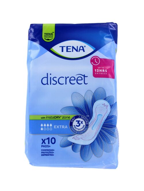 Tena Inlegkruisjes Discreet Extra, 10 Stuks