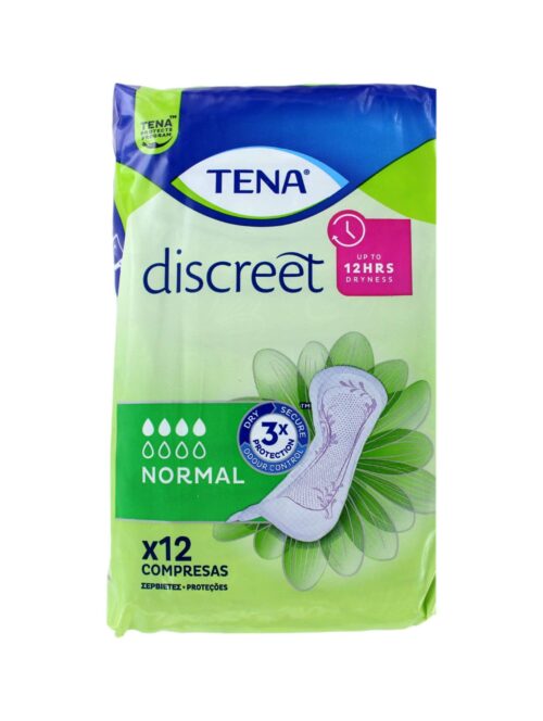 Tena Inlegkruisjes Discreet Normaal, 12 Stuks