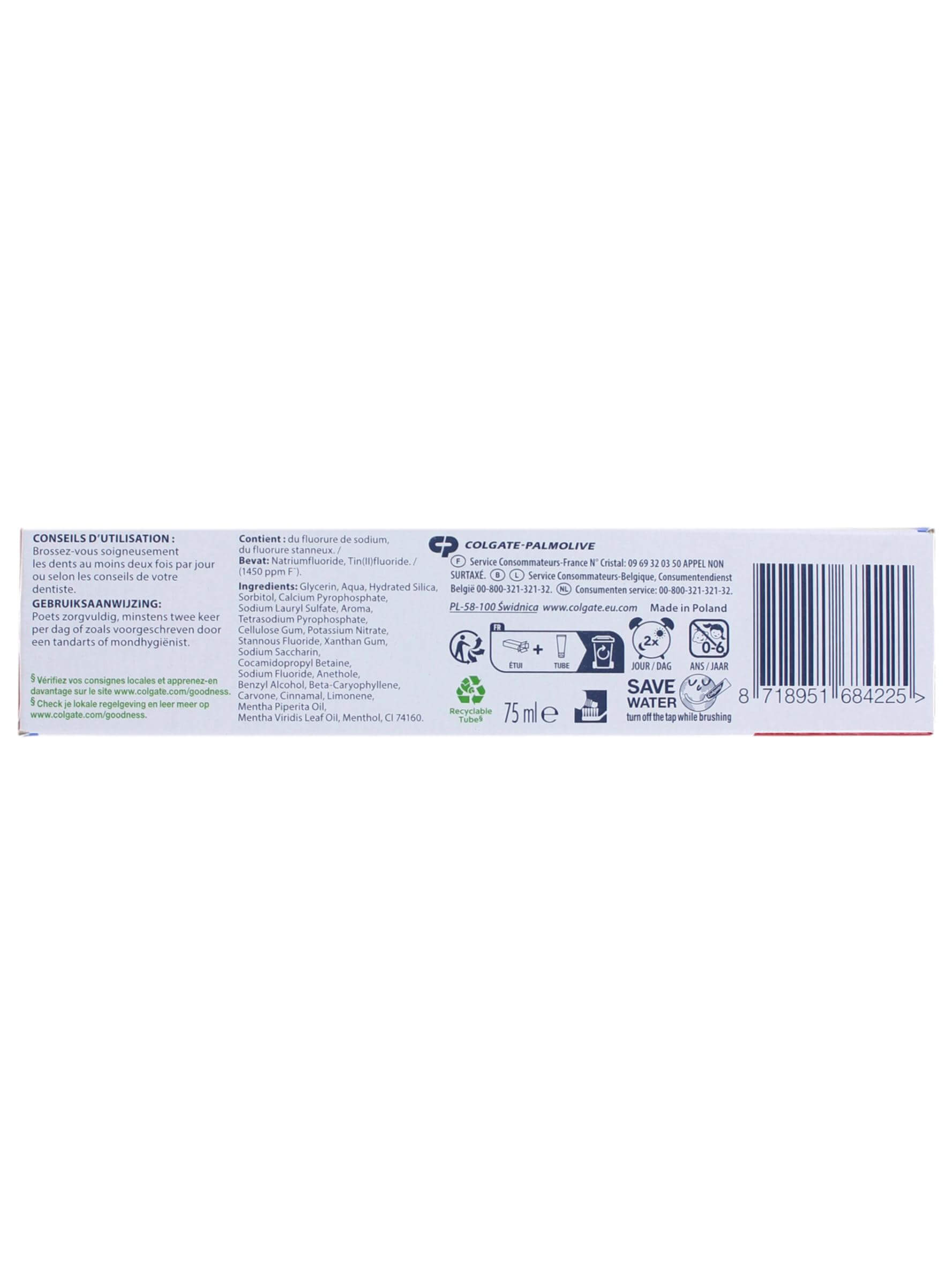 Colgate Tandpasta Total Whitening, 75 ml, foto 2 van 2