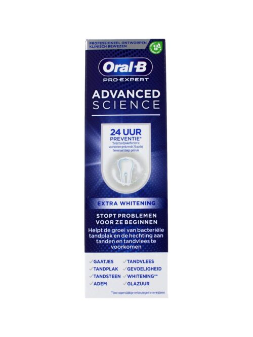 Oral-B Tandpasta Advanced Science Extra Whitening, 75 ml