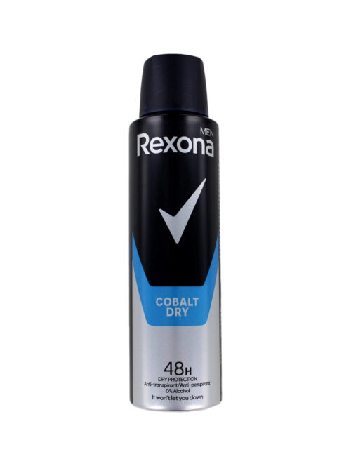Rexona Men Deodorant Spray Cobalt Dry, 150 ml