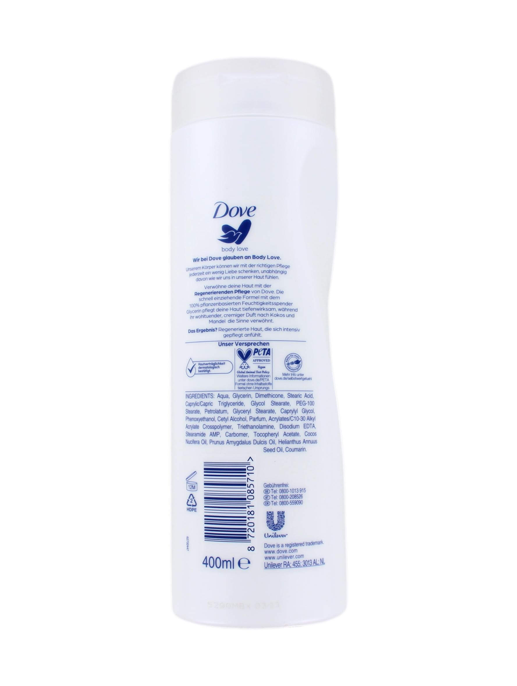 Dove Bodylotion Restoring Care, 400 ml, foto 2 van 2