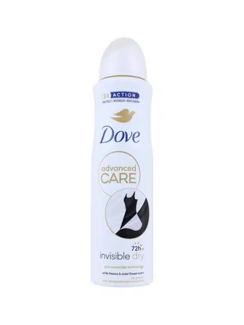 Dove Deodorant Spray Invisible Dry 72h, 150 ml