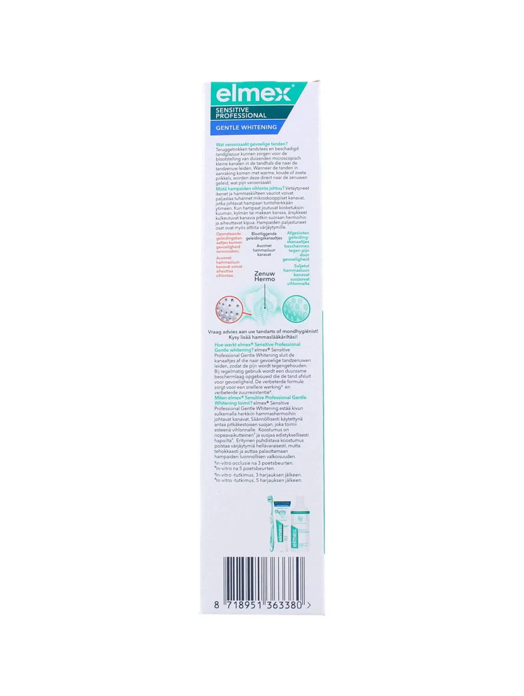 Elmex Tandpasta Sensitive Professional Gentle Whitening, 75 ml