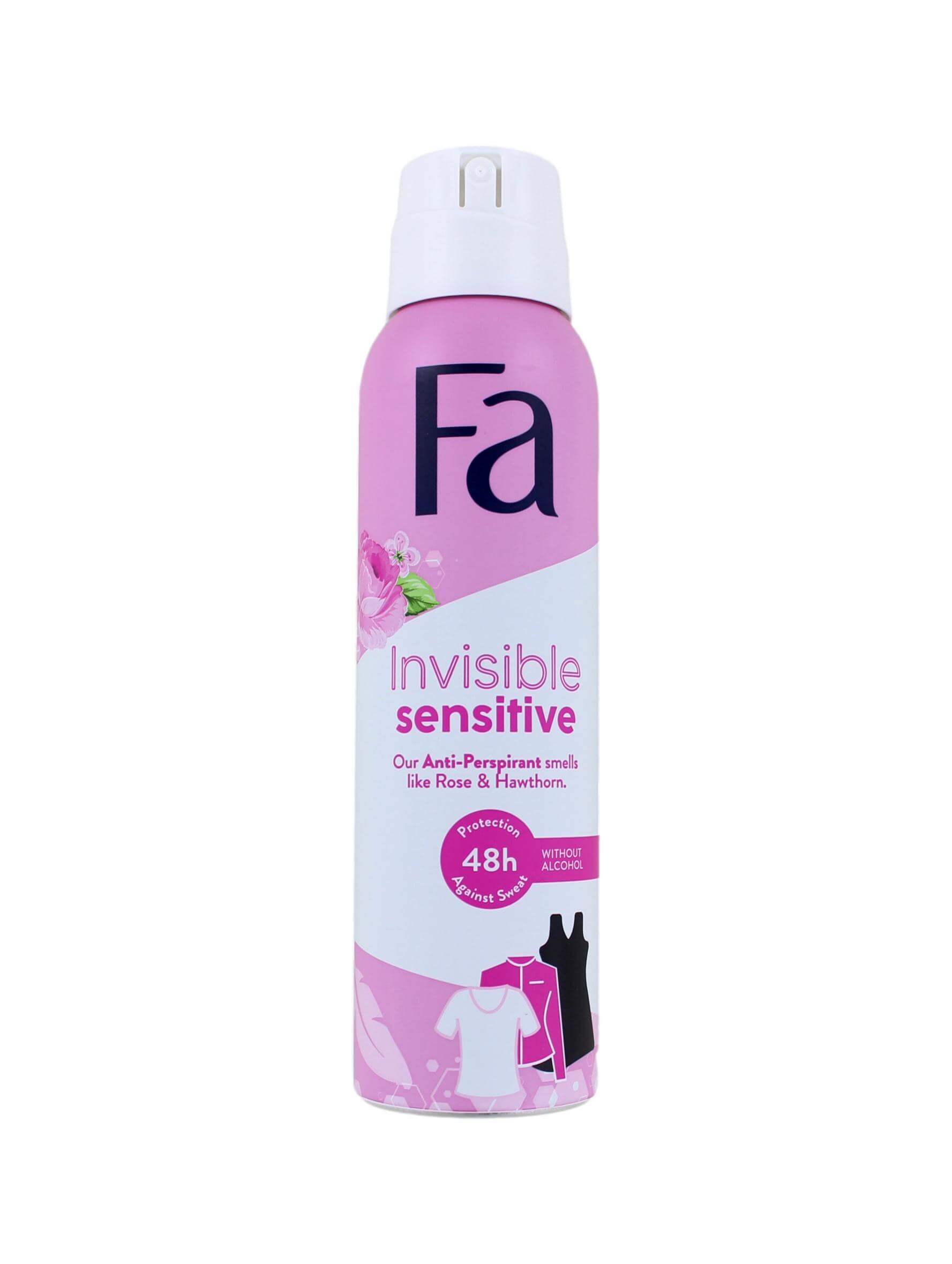 Fa Deodorant Spray Invisible Sensitive 150 ml