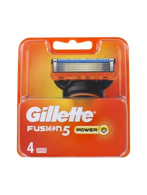 Gillette Scheermesjes Fusion5 Power, 4 Stuks
