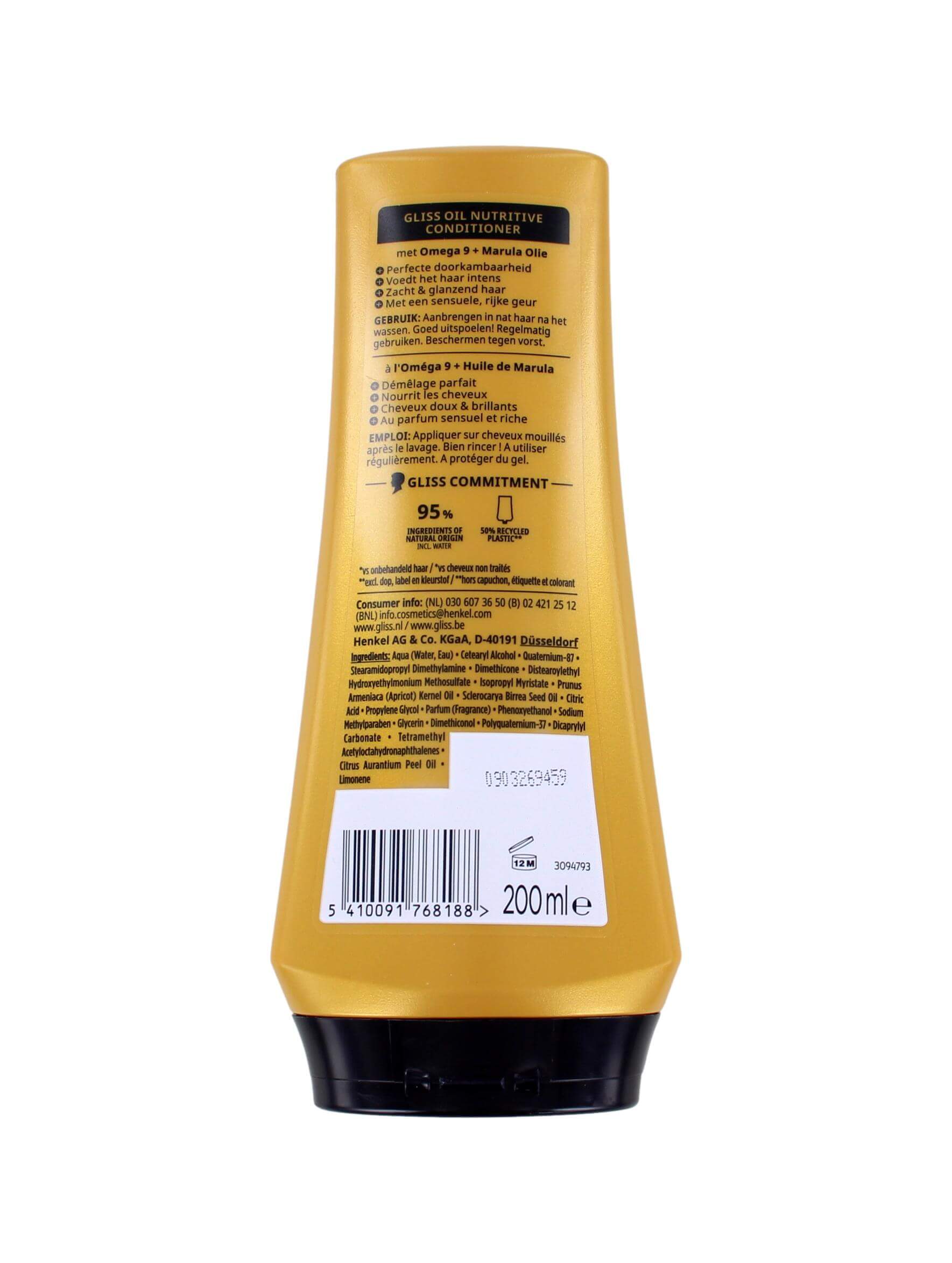 Gliss Kur Conditioner Oil Nutrive, 200 ml, foto 2 van 2