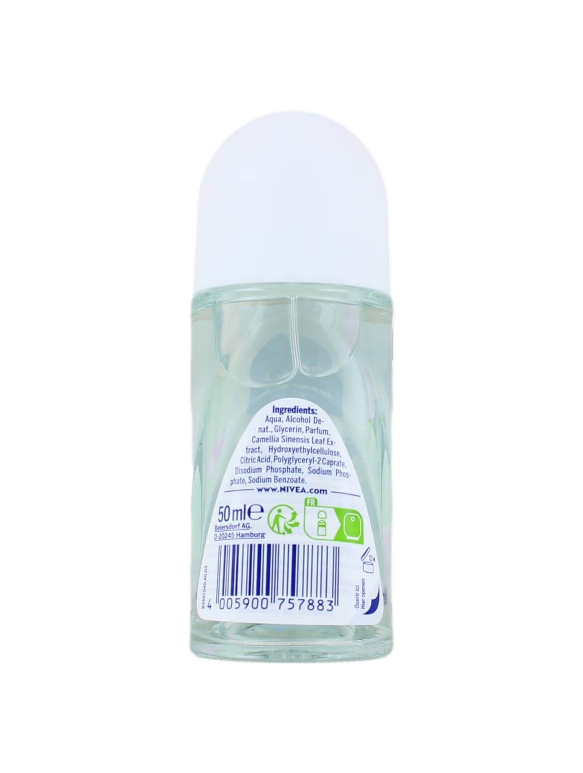 Nivea Deodorant Roller Naturally Good Bio Green Tea, 50 ml, foto 2 van 2