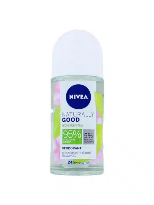Nivea Deodorant Roller Naturally Good Bio Green Tea, 50 ml