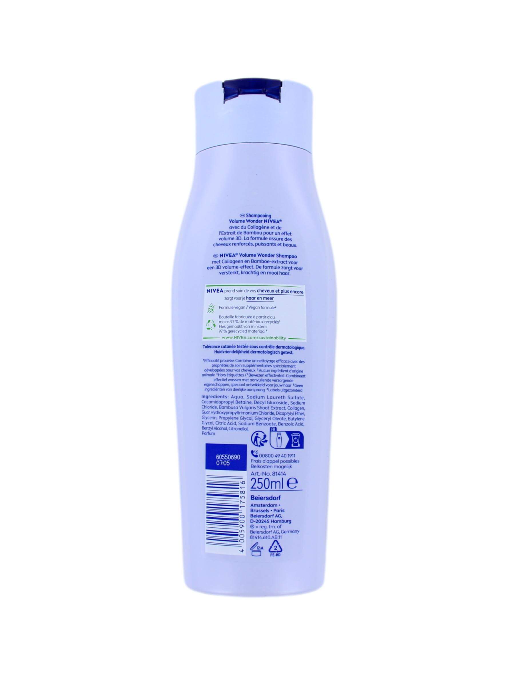 Nivea Shampoo Volume Wonder, 250 ml, foto 2 van 2