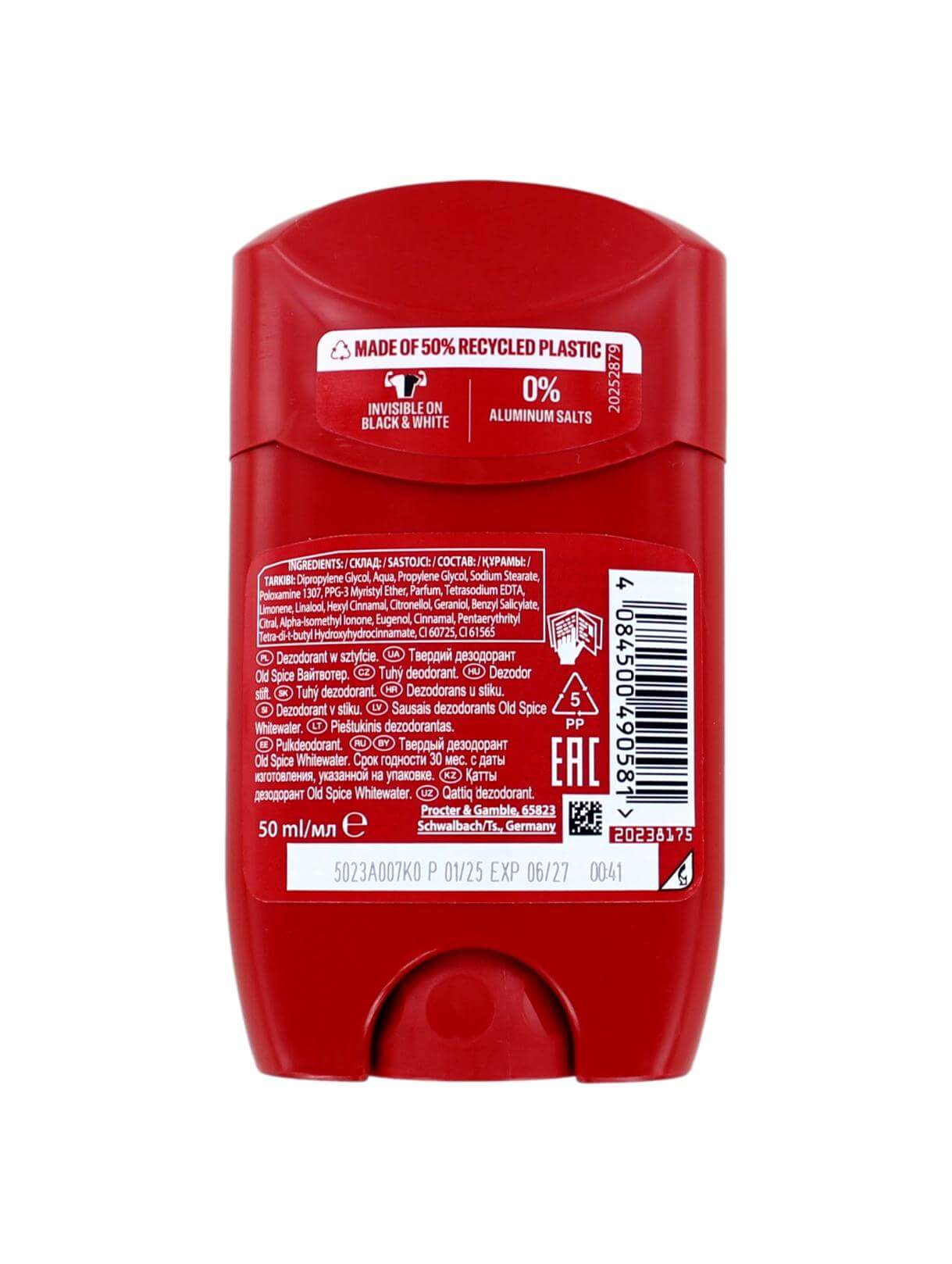 Old Spice Deodorant Stick Whitewater, 50 ml, foto 2 van 2