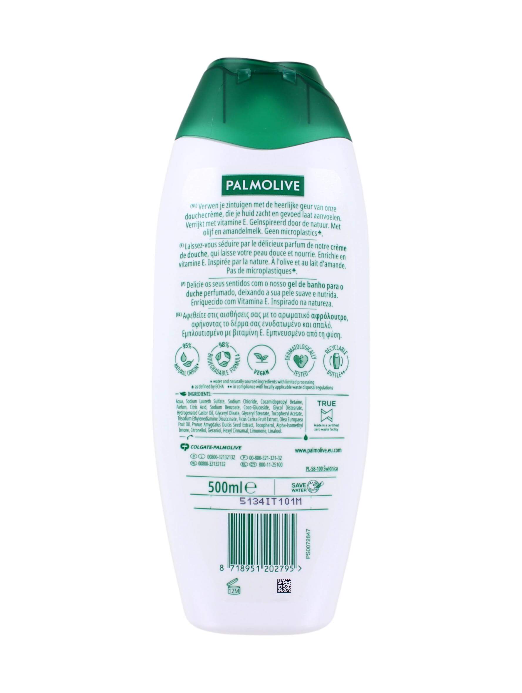 Palmolive Douchegel Olijf & Melk, 500 ml, foto 2 van 2