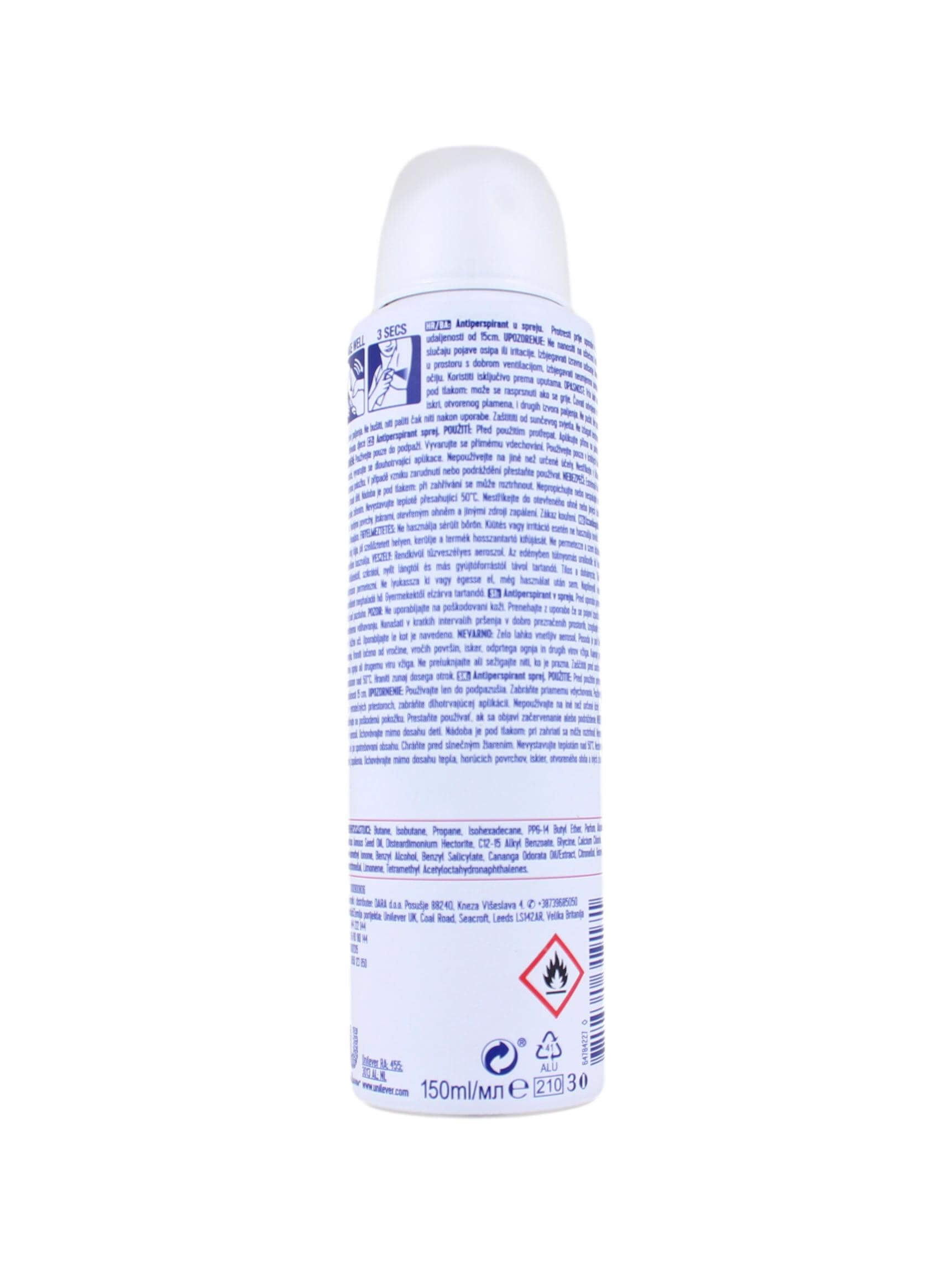 Rexona Deodorant Spray Invisible Pure, 150 ml, foto 2 van 2